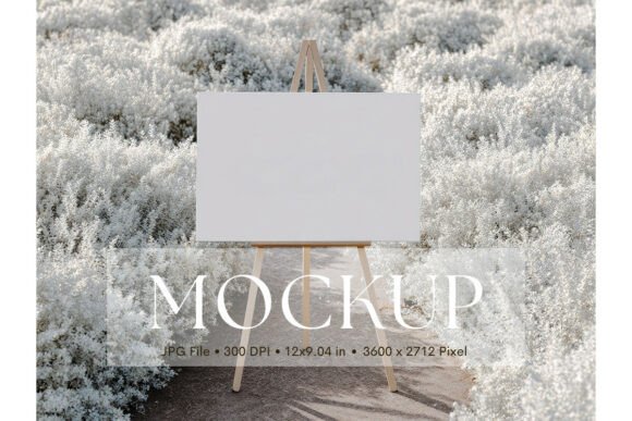 Bring Your Wedding Art to Life with This Minimalist Mockup