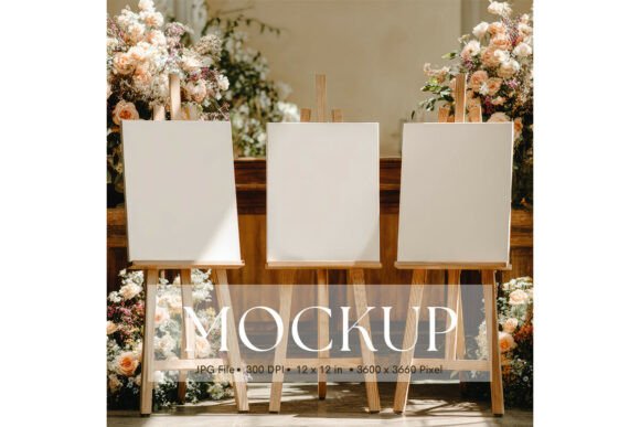 Elevate Your Artwork: The Minimalist Wedding Sign Mockup