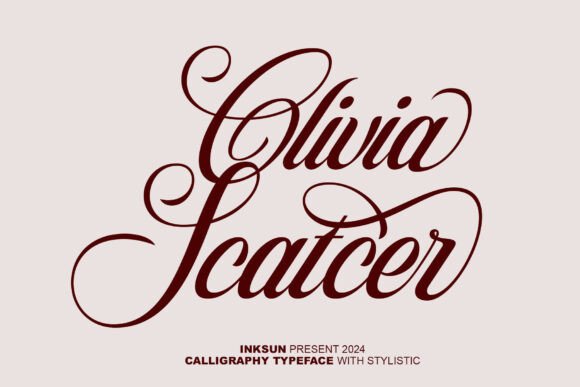 Olivia Scatcer: The Calligraphy Font for Elegant Branding