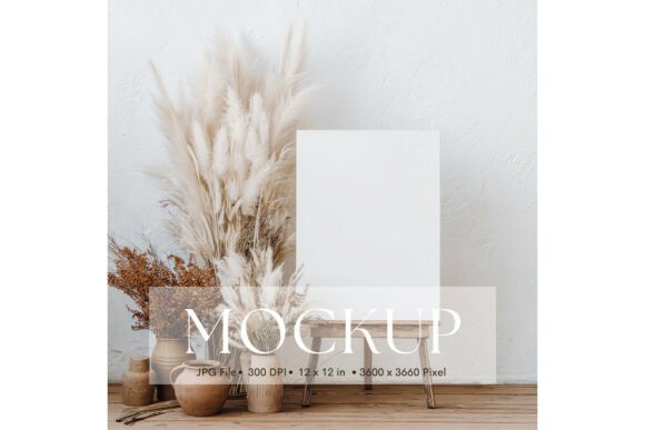 Present Your Wedding Artwork with This Minimalist Mockup