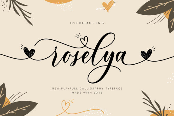 Roselya Script: Where Sweetness Meets Sophistication