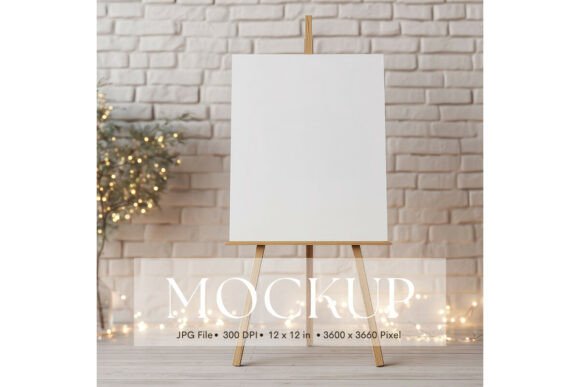 Showcase Your Art with the Minimalist Wedding Sign Mockup