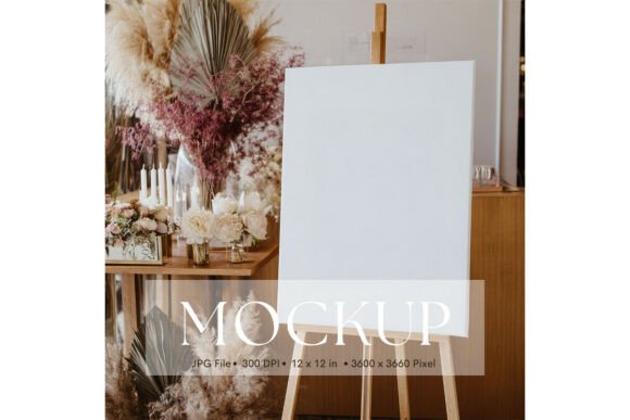 Showcase Your Designs with the Welcome Sign, Wedding Sign Mockup_146