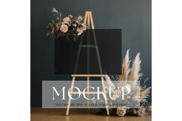 Transform Your Designs with the Welcome Sign, Wedding Sign Mockup_151