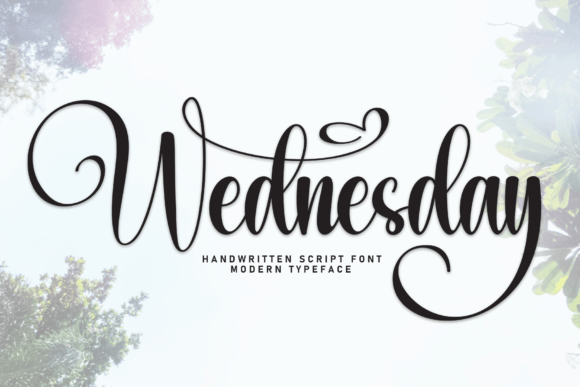 Wednesday Font: A Handwritten Touch for Elegant Designs