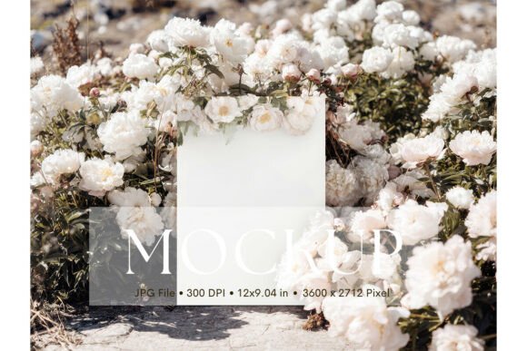 Welcome Sign Mockup: A Clean Canvas for Your Wedding Designs