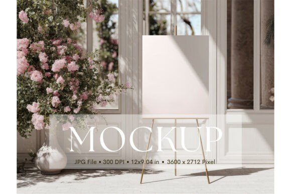 Welcome Sign, Wedding Sign Mockup_1: Showcase Your Artwork Effortlessly