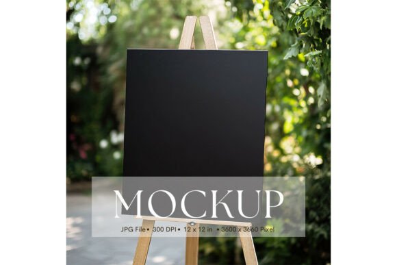 Welcome Sign, Wedding Sign Mockup_142: A Clean Slate for Your Art