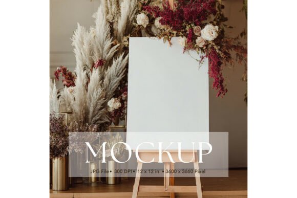 Welcome Sign, Wedding Sign Mockup_147: Elevate Your Artwork Presentation