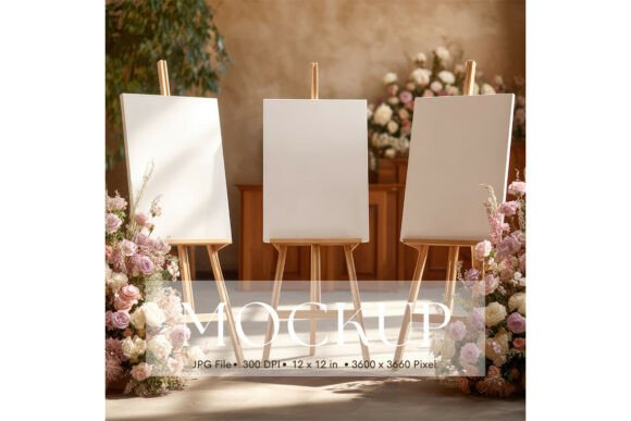 Welcome Sign, Wedding Sign Mockup_177: A Minimalist Design Asset
